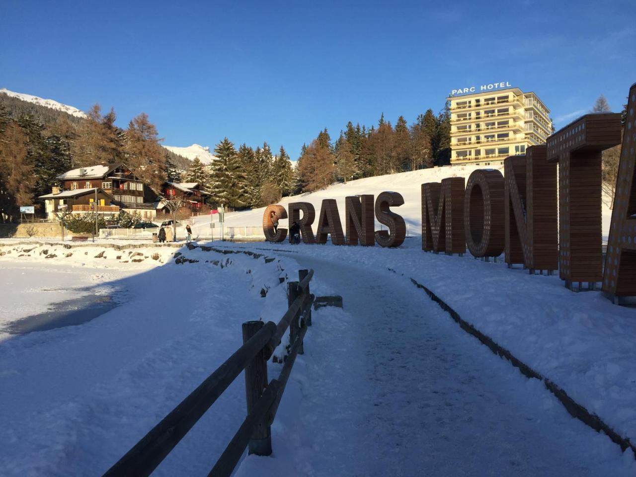 Plein Centre, Ski A Pied, Vue, Calme Crans-Montana Exterior photo