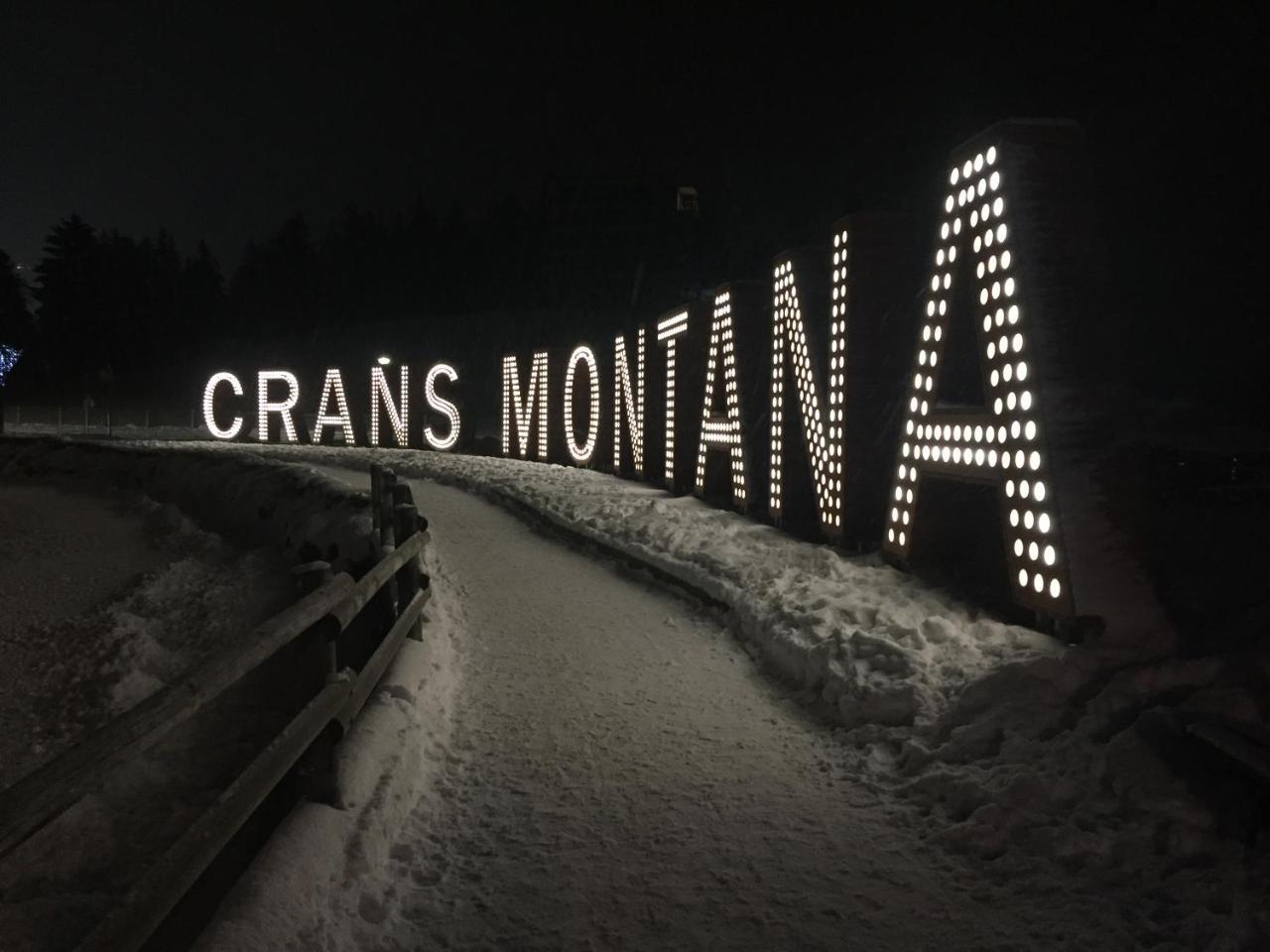 Plein Centre, Ski A Pied, Vue, Calme Crans-Montana Exterior photo